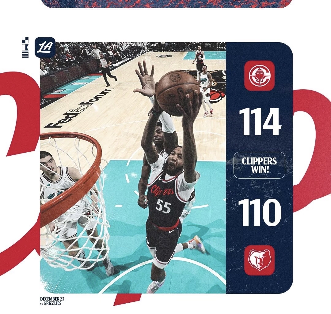 九游娱乐-快船横扫灰熊，士兵阵容齐整取得四连胜的简单介绍